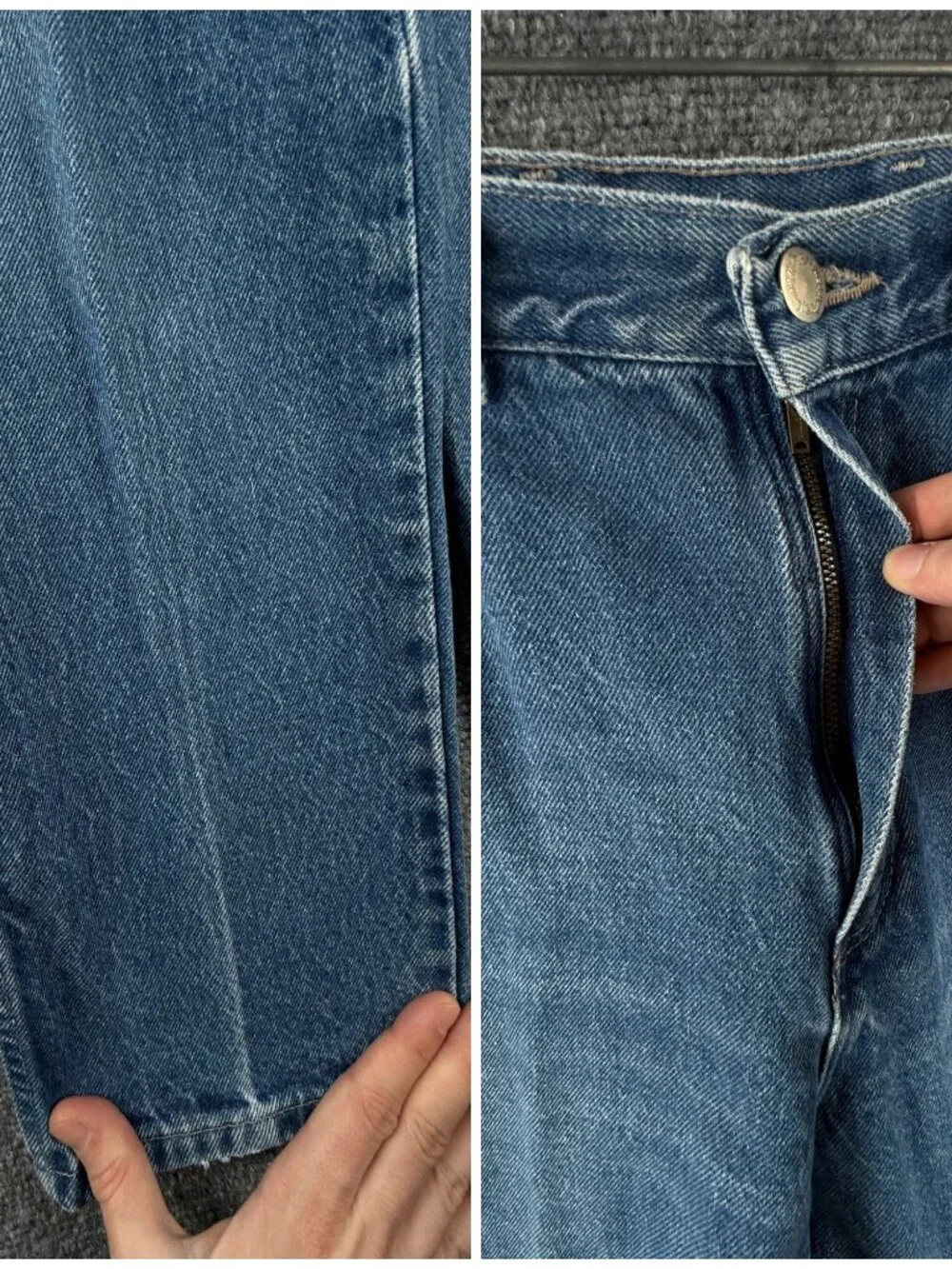 VTG Wrangler Scovill Misses Women Blue Denim Jeans USA Made MX319KA